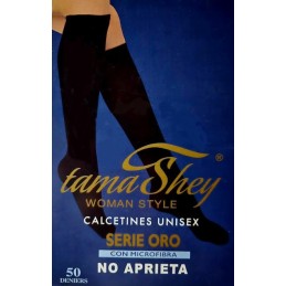 5017 TAMASHEY PACK-2 CALCETIN UNISEX MICROFIBRA 50 DEN