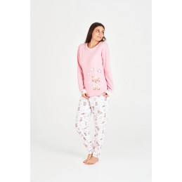 ROSA 7551 RUIPEREZ PIJAMA MUJER OSITO NUBES