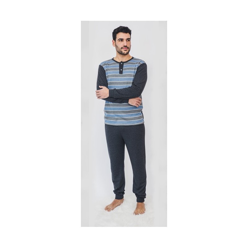 6060 ENTREDOS M-2XL PIJAMA HOMBRE RAYAS 6060 ENTREDOS M-2XL PIJAMA HOMBRE RAYAS
