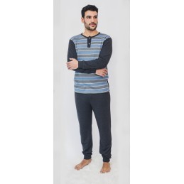 6060 ENTREDOS 3XL-4XL PIJAMA HOMBRE RAYAS