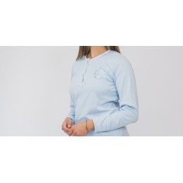 5101 ENTREDOS 3XL-4XL PIJAMA MUJER LUNA CUADROS