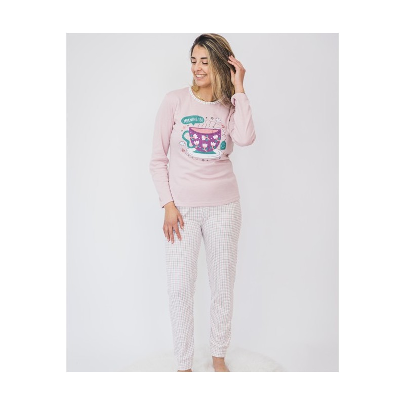 5098 ENTREDOS PIJAMA MUJER MORNING TEA