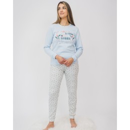 5089 ENTREDOS PIJAMA MUJER LA REINA DE LA FIESTA