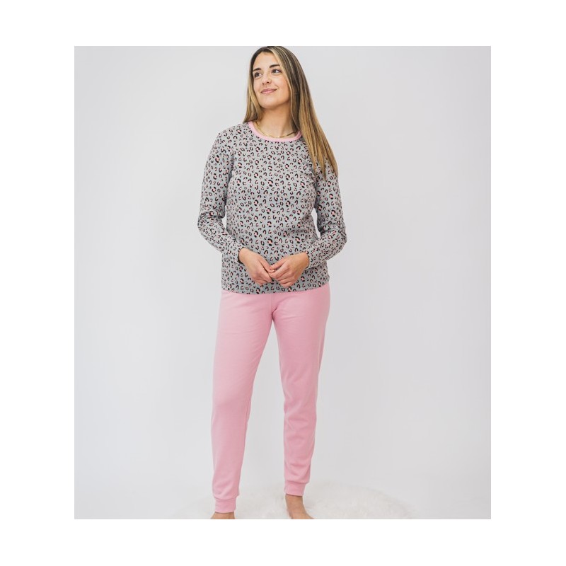 5086 ENTREDOS PIJAMA MUJER ANIMAL PRINT 5086 ENTREDOS PIJAMA MUJER ANIMAL PRINT