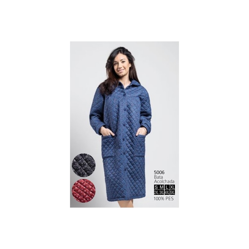 5006 LIN S-5XL BATA MUJER MUSETA ACOLCHADA ESTAMPADA 5006 LIN S-5XL BATA MUJER MUSETA ACOLCHADA ESTAMPADA