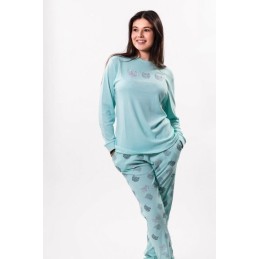 KN-25523A IV25 KNT PIJAMA MUJER SWEET WILD CATS