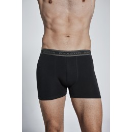 NEG/VERD PB713 DON ALGODON PACK-2 BOXER HOMBRE FANTASIA GOMA VISTA