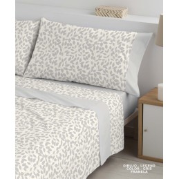 GRIS LEGEND POLO POLO 135x190/200+28 FRANELA ALGODON JUEGO SABANA