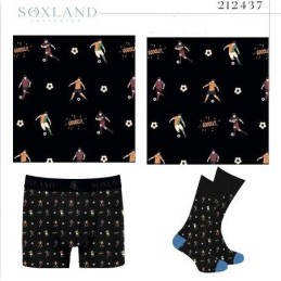 0212437 SOXLAND BOXER HOMBRE+CALCETIN REGALO