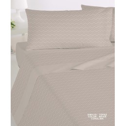 BEIG TOPAZ POLO POLO CORALINA 180 JUEGO SABANA