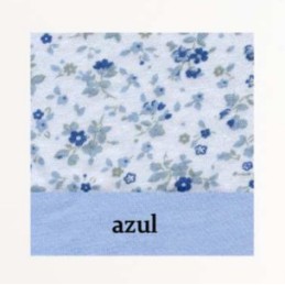 AZUL 8131 RUIPEREZ PIJAMA MUJER FLORECITAS