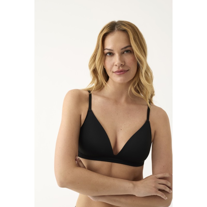 NEGRO W1991 B PROMISE SUJETADOR RELLENO TRIANGULAR SIN AROS