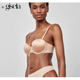 1 10055T B GISELA SIN TIRANTAS AROS CON RELLENO Piel Foto