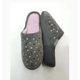 90313 AA1 ISOTONER ZAPATILLA MUJER BORDADA