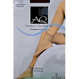 AQ400 PACK-2 TOBILLERO CONFORT 15 DEN