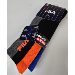 669 BLACK GREY F9063 FILA PACK-2 CALCETIN DEPORTIVO HOMBRE