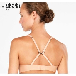 1 10076T B GISELA SUJETADOR DOBLE PUSH UP ESCOTADO Piel Foto