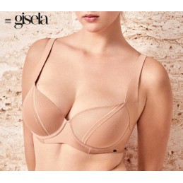 1 10072T C GISELA SUJETADOR CAPACIDAD Piel Foto