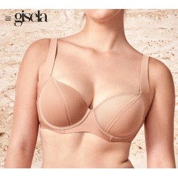 1 10072T C GISELA SUJETADOR CAPACIDAD Piel Foto