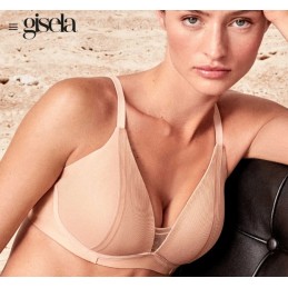1 10070T B GISELA SUJETADOR RELLENO SIN AROS Piel Foto