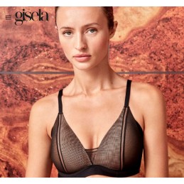 1 10070T B GISELA SUJETADOR RELLENO SIN AROS Negro Foto