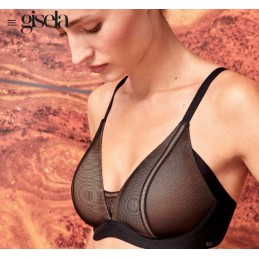 1 10070T B GISELA SUJETADOR RELLENO SIN AROS Negro Foto