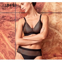 1 10070T B GISELA SUJETADOR RELLENO SIN AROS Negro Foto