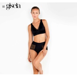 1 10074B GISELA BRAGA ALTA INVISIBLE Negro Foto