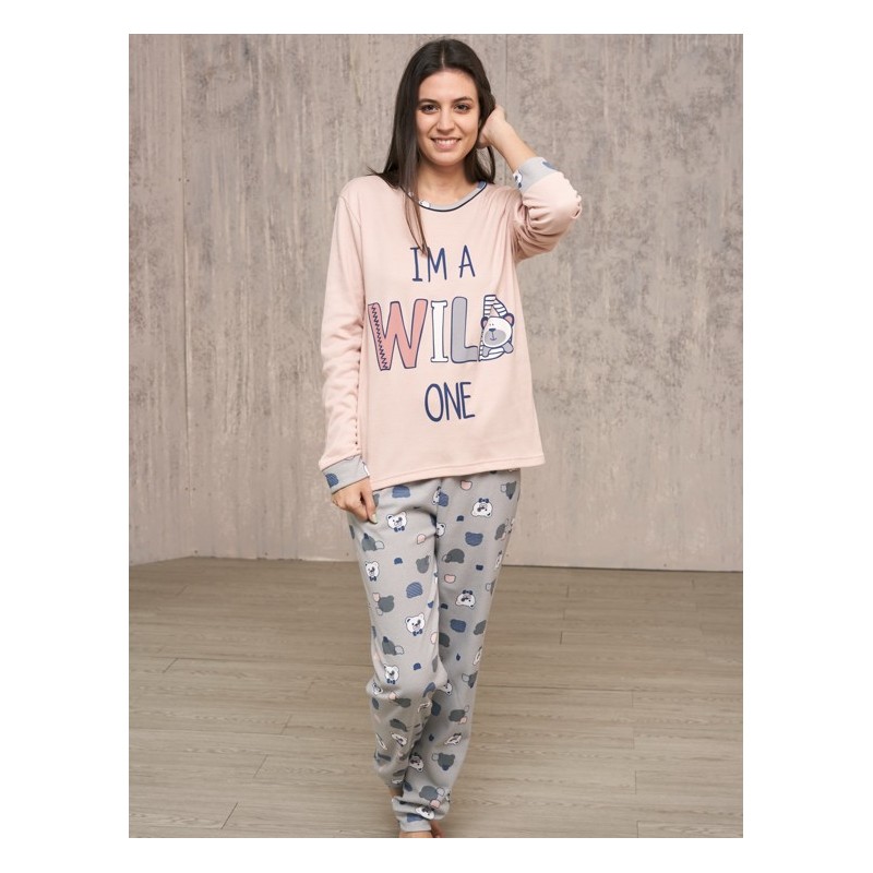 539 RUIPEREZ PIJAMA MUJER "IM A WILD ONE"