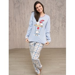 543 RUIPEREZ PIJAMA MUJER GALLINA CUADROS