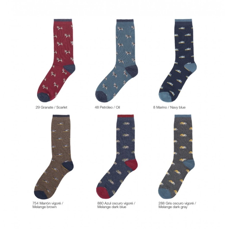 C320 CARLOMAGNO CALCETIN HOMBRE FANTASIA