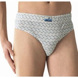 2410 ASMAN PACK-3 SLIP HOMBRE ALGODON ESTAMPADO