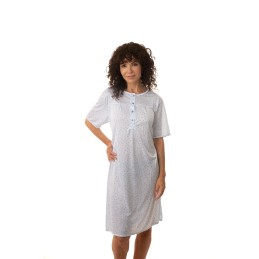 267770 FINDEL 3XL CAMISON MANGA CORTA PUNTO SEDA ESTAMPADO