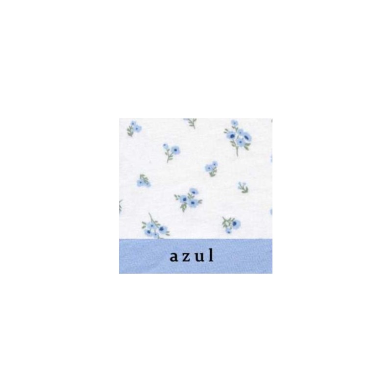 AZUL 8132 RUIPEREZ PIJAMA MUJER FLORECITAS