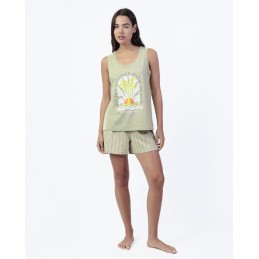 64065 ADMAS PIJAMA MUJER ENJOY SUMMER PALM BEACH