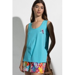 64577 ADMAS PIJAMA MUJER TROPICAL SUMMER