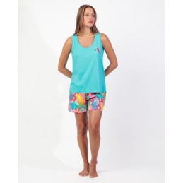 64577 ADMAS PIJAMA MUJER TROPICAL SUMMER