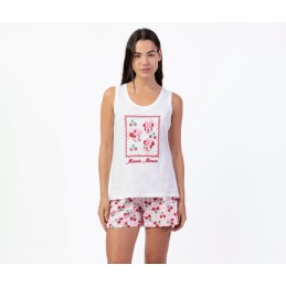 64281 MINNIE PIJAMA MUJER CHERRY