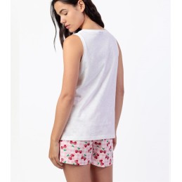 64281 MINNIE PIJAMA MUJER CHERRY