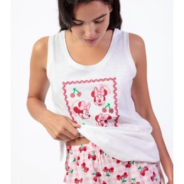 64281 MINNIE PIJAMA MUJER CHERRY