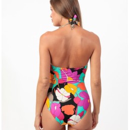 11497 ADMAS BAÑADOR HALTER SUNFLOWERS