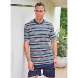 265009 MUSLHER PIJAMA HOMBRE RAYAS