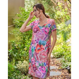 269001 MUSLHER VESTIDO MUJER FLORAL