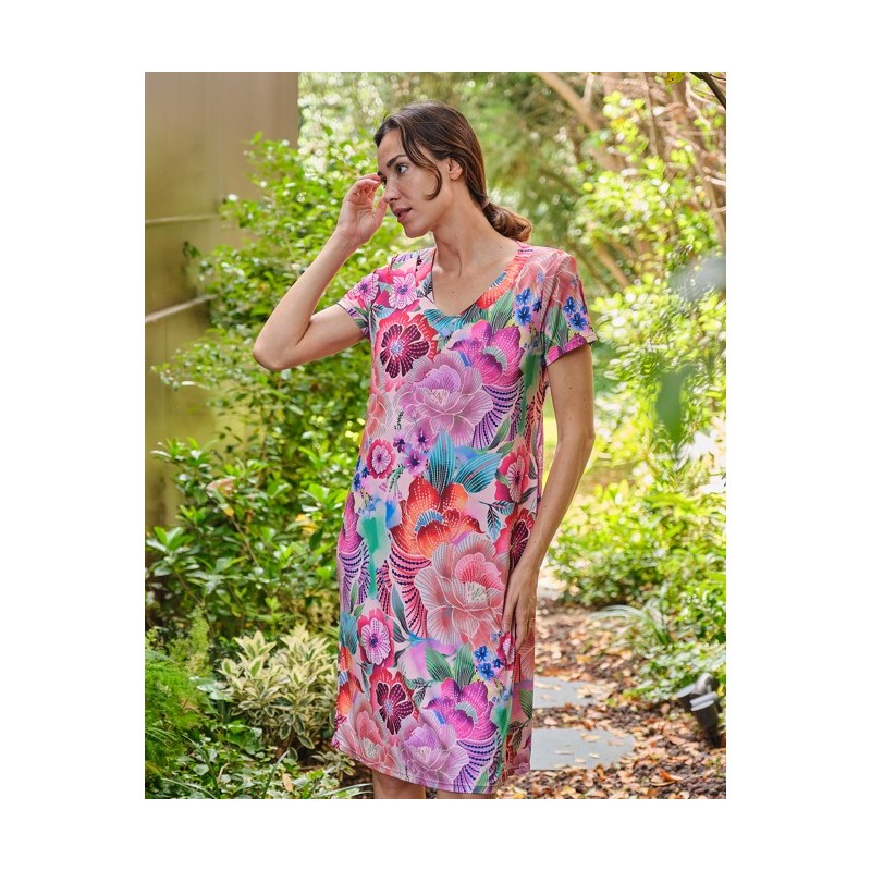 269001 MUSLHER VESTIDO MUJER FLORAL