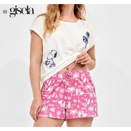 2 20407S GISELA PIJAMA MUJER SNOOPY Foto