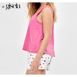 2 20409S GISELA PIJAMA MUJER SNOOPY