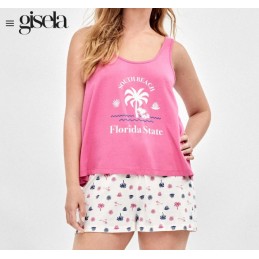 2 20409S GISELA PIJAMA MUJER SNOOPY