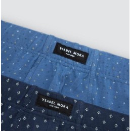 20457 YSABEL MORA PACK-2 BOXER ALGODON FANTASIA