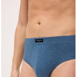 20456 YSABEL MORA PACK-2 SLIP HOMBRE ALGODON FANTASIA