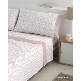 NUDE PETRA POLO POLO 135x190/200x30 JUEGO SABANAS 100% ALGODON